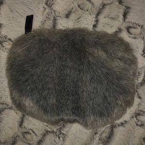 Small Faux fur clutch bag